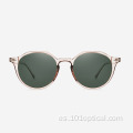 Gafas de sol redondas TR-90 para mujer y hombre